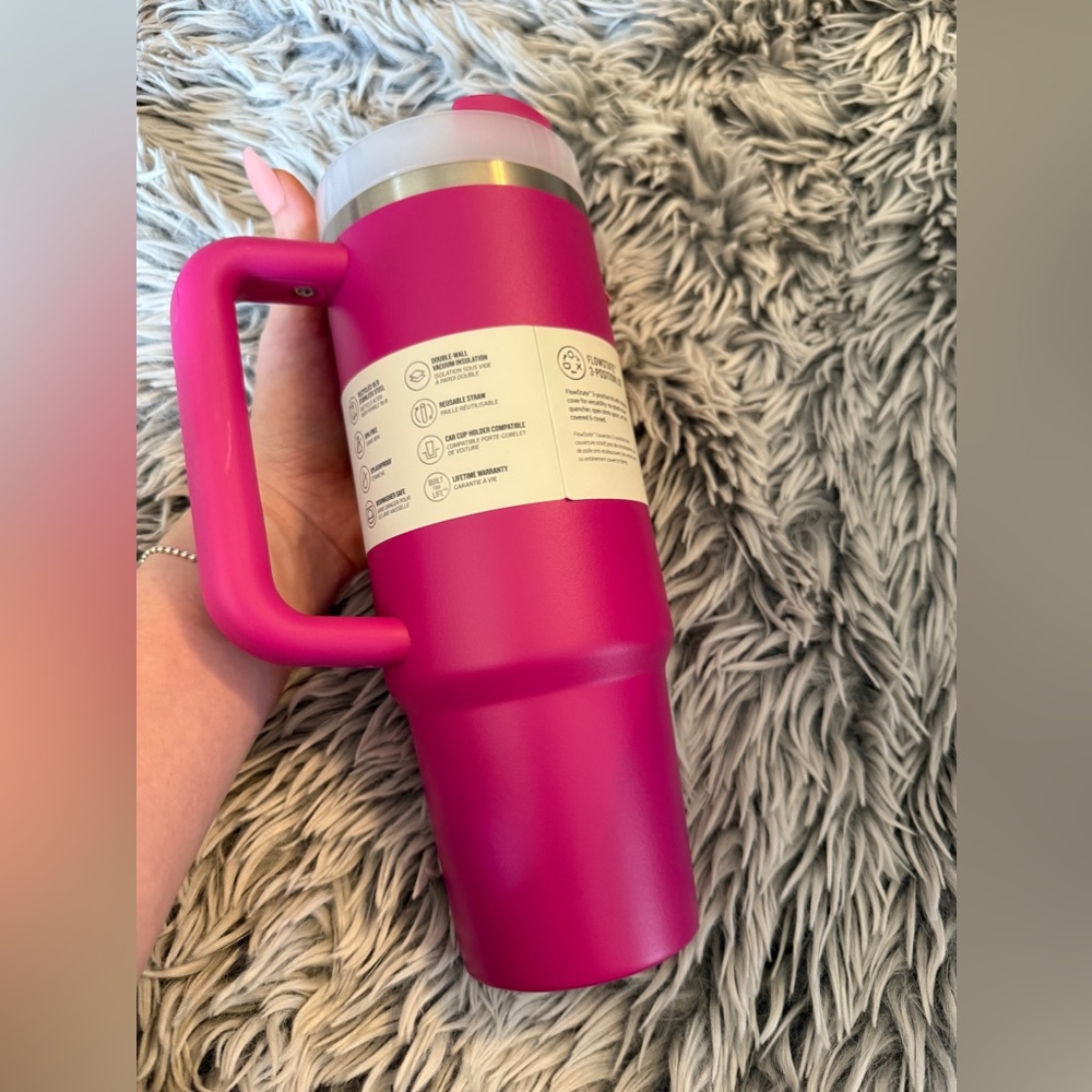 Stanley 30oz Quencher H2O Tumbler in Fuchsia - NWT - Picture 5 of 8